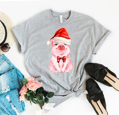 Pig Christmas T-shirt