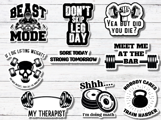 Leg Day Sticker/Magnet