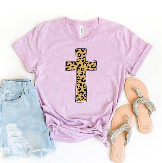 Leopard Cross T-shirt