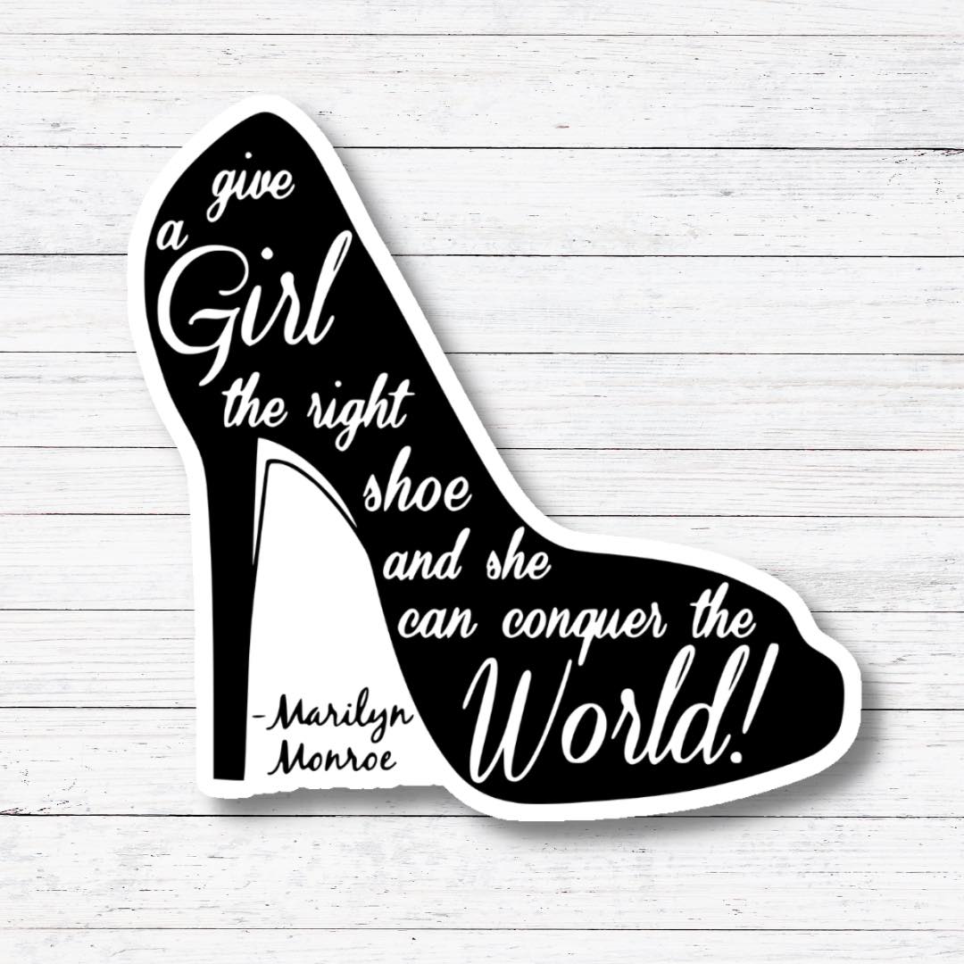 The Right Shoe-Marilyn Sticker/Magnet