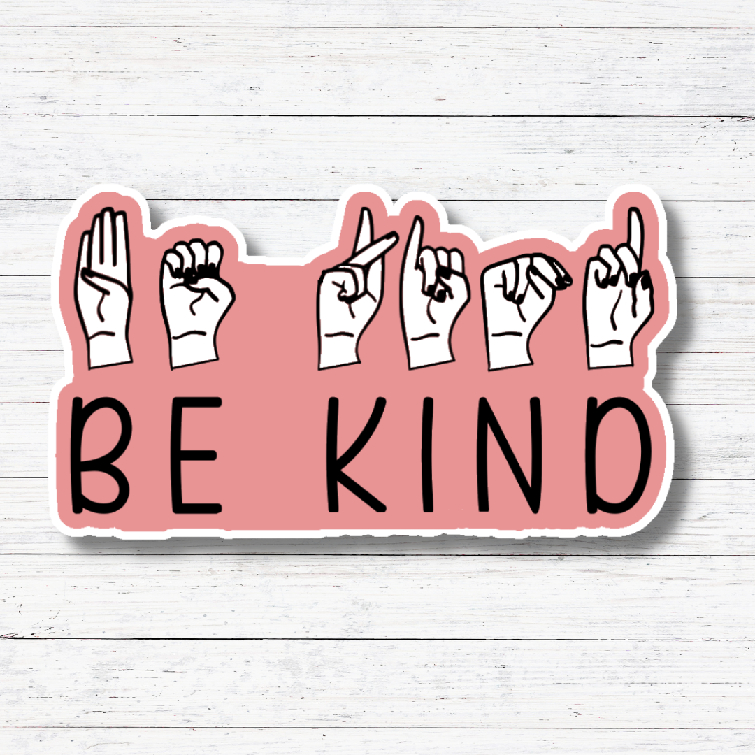 Be Kind- Speech Therapist Sticker/Magnet