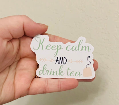 Keep Calm Tea Sticker/Magnet