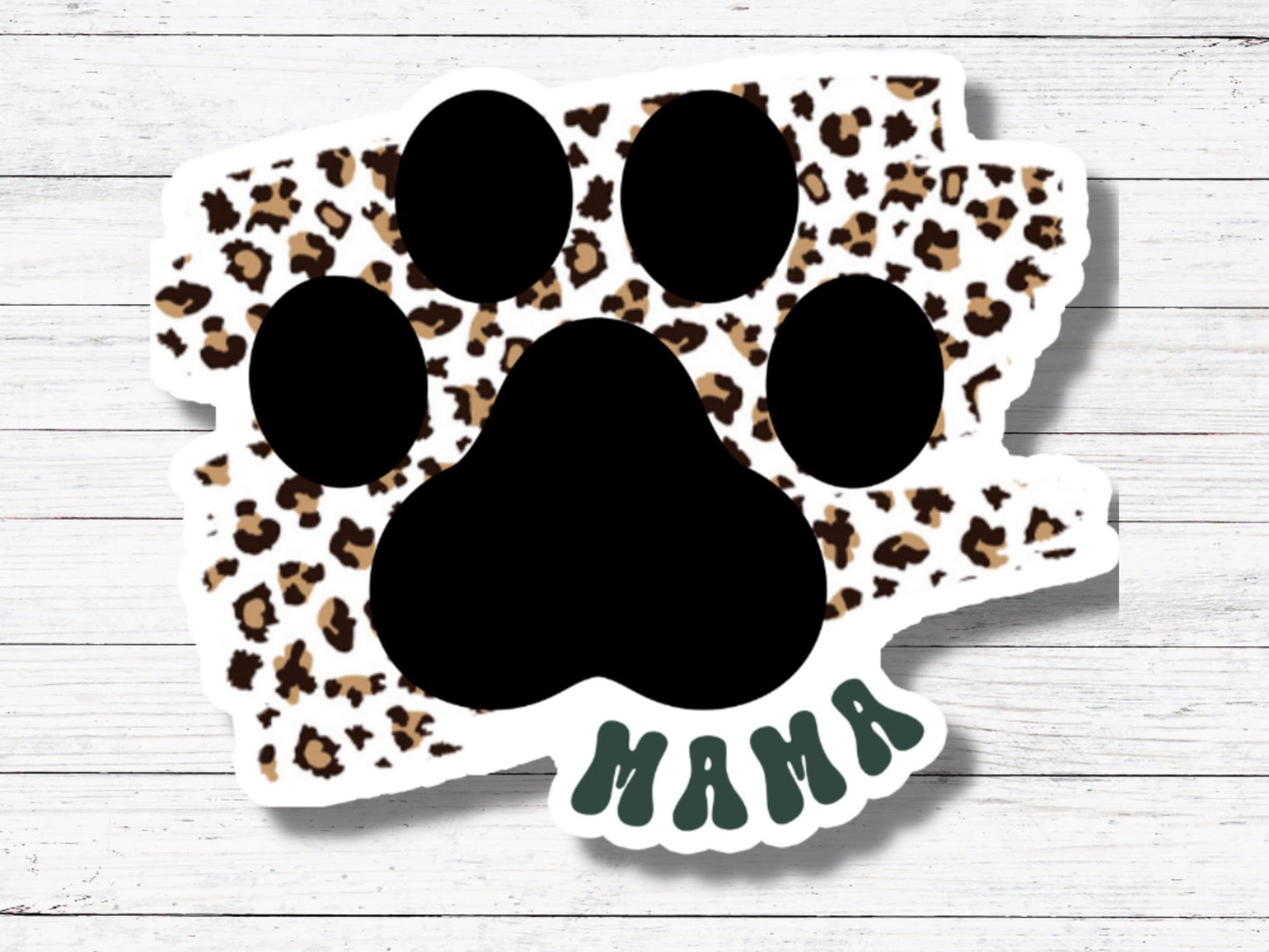 Momma Black Paw Sticker/Magnet- Dog Parent