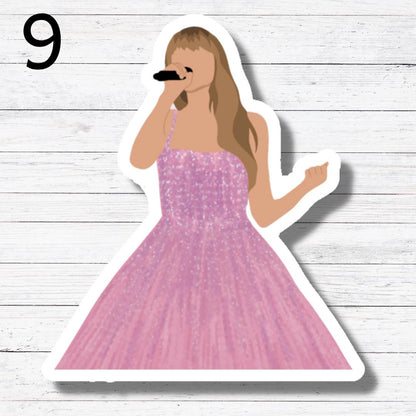 Outfit 9- Taylor Swift Outfits Stickers/Magnet