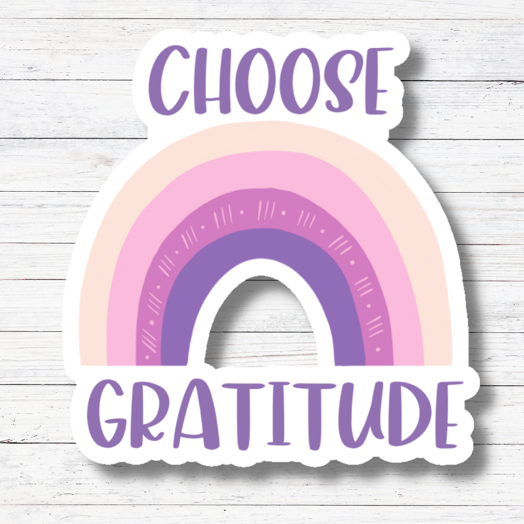 Choose Gratitude Sticker/Magnet