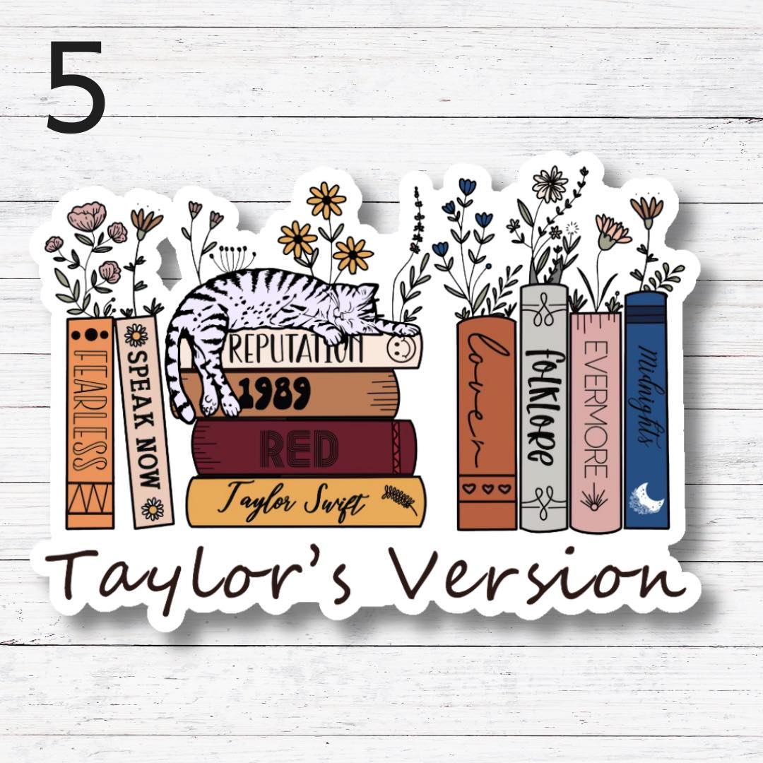 Book 5- Taylor Swift Books Stickers/Magnet