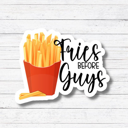 Fries- Anti Valentines Day Sticker/Magnet