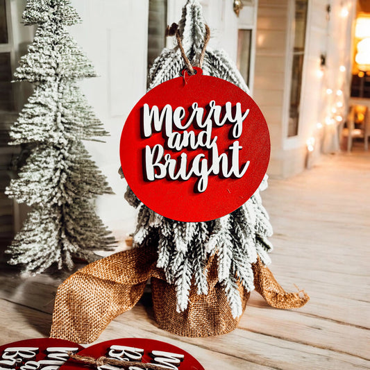 Merry & Bright Christmas Ornament & Decor