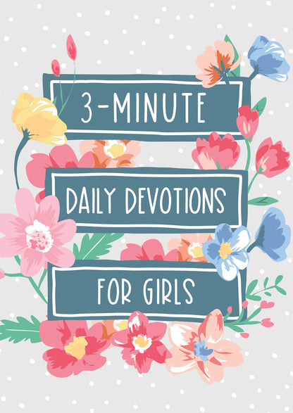 3-Minute Daily Devotions for Girls