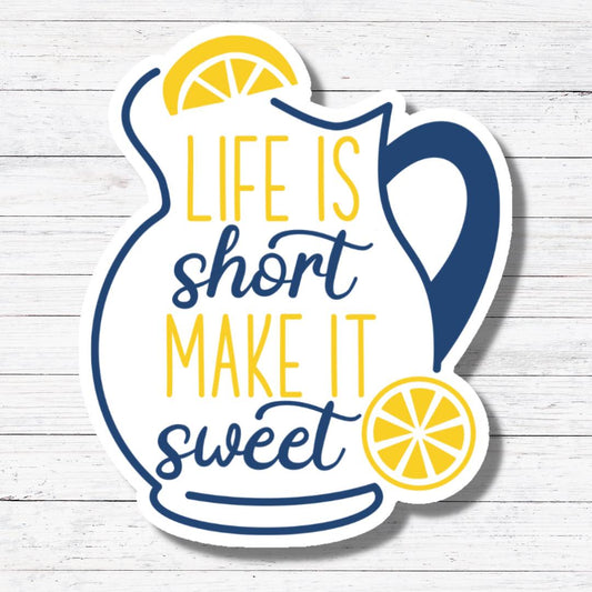 Make it Sweet - Lemon Sticker/Magnet