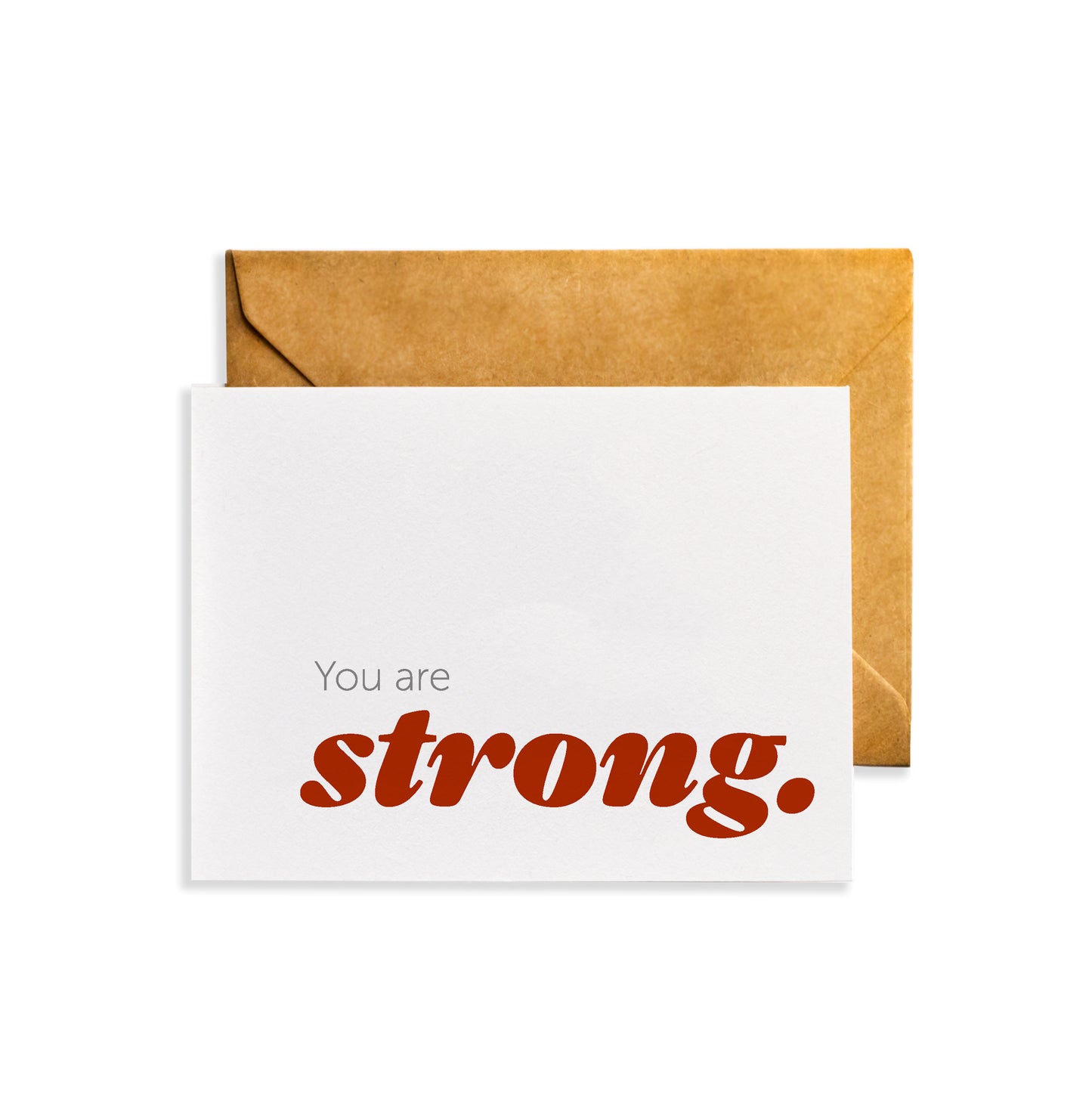 You are Strong Motivational Card