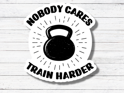 Nobody Cares Sticker/Magnet