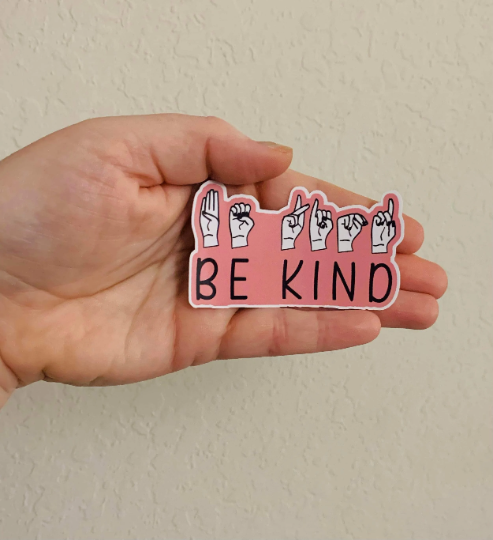 Be Kind- Speech Therapist Sticker/Magnet