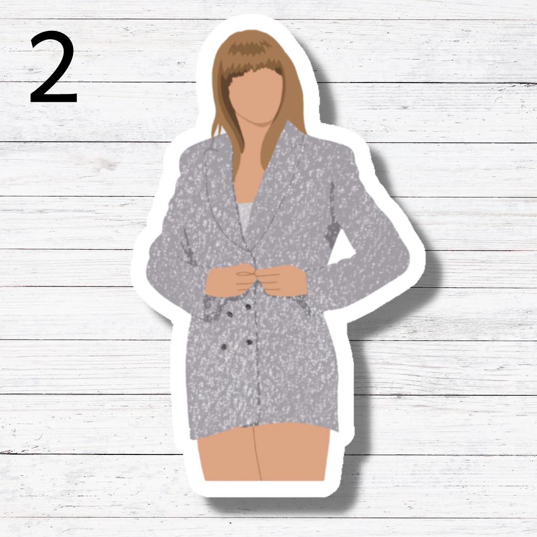 Outfit 2- Taylor Swift Outfits Stickers/Magnet