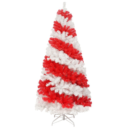 6ft Artificial Christmas Tree with 300 LED Lights and 900 Bendable