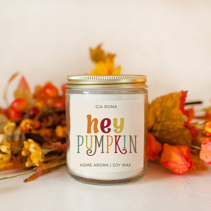 Baked Pumpkin Candle