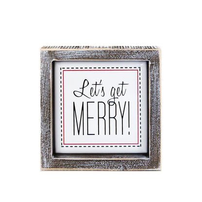 Get Merry 5" Sign