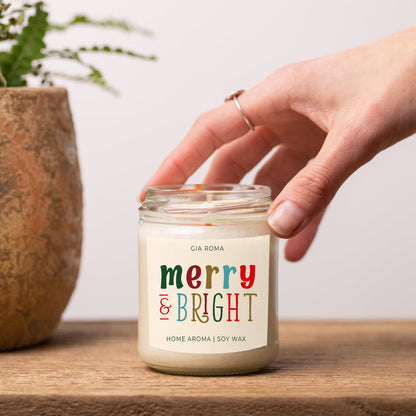 Merry + Bright Candle