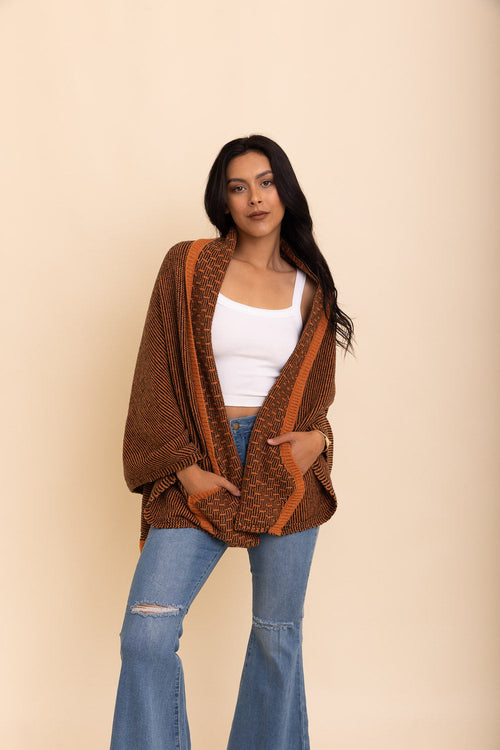 Over The Shoulder Knitted Shawl