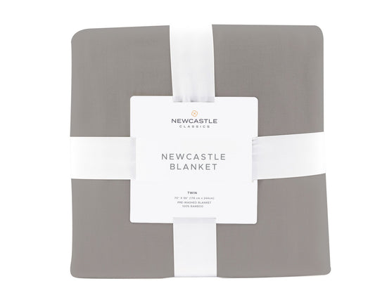 Oversized Twin Bamboo Blanket - Newcastle Grey