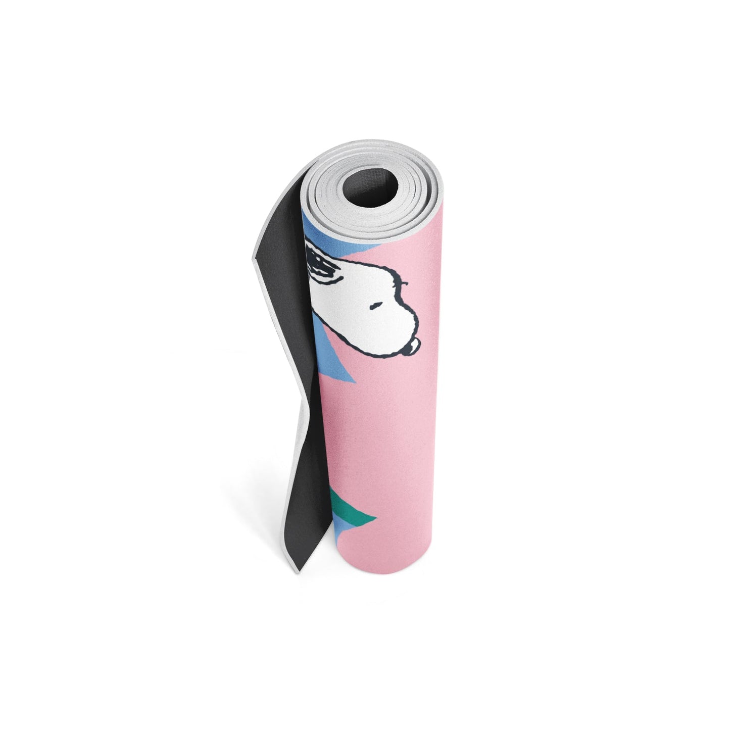 Yune Yoga Mat Peanuts Snoopy Flower Blue