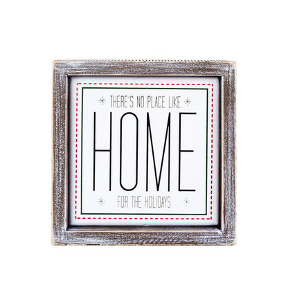 Home Holidays 7" Sign