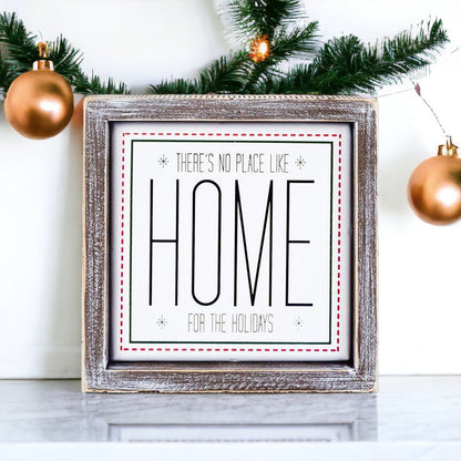 Home Holidays 7" Sign